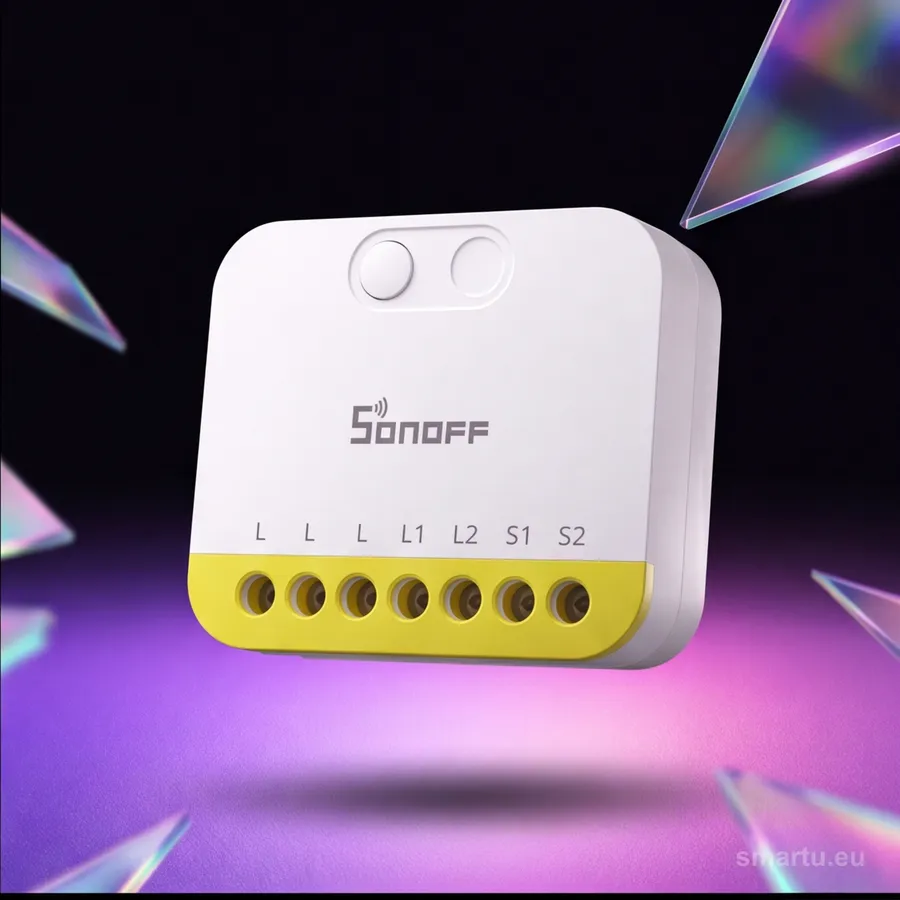 Dwukanałowy mini przełącznik bez N Sonoff MINI-ZB2GS-L ZigBee, ujęcie 1