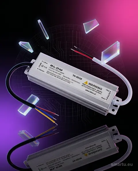 Zasilacz LED 12V 45W IP67 wodoodporny BLOW do systemów oświetleniowych Zasilacz LED 12V 45W IP67 wodoodporny BLOW do systemów oświetleniowych