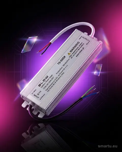 BLOW Zasilacz LED 12V 100W IP67 aluminiowy wodoodporny 8,33A BLOW Zasilacz LED 12V 100W IP67 aluminiowy wodoodporny 8,33A
