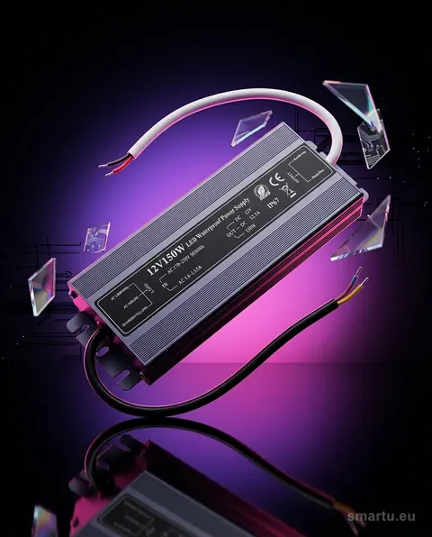 Zasilacz LED 12V 150W IP67 aluminiowy BLOW wodoodporny do systemów oświetlenia Zasilacz LED 12V 150W IP67 aluminiowy BLOW wodoodporny do systemów oświetlenia
