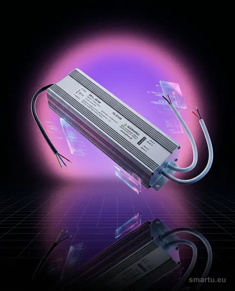 Zasilacz LED 12V 25A 300W IP67 aluminiowy do systemów oświetlenia Zasilacz LED 12V 25A 300W IP67 aluminiowy do systemów oświetlenia