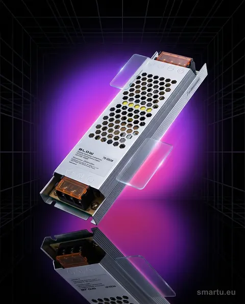 Zasilacz impulsowy 12V 150W aluminiowy do LED monitoringu RTV Zasilacz impulsowy 12V 150W aluminiowy do LED monitoringu RTV