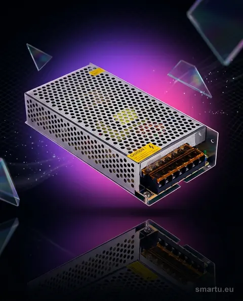Zasilacz impulsowy 12V 8,3A 100W metalowy CE RoHS z potencjometrem Zasilacz impulsowy 12V 8,3A 100W metalowy CE RoHS z potencjometrem
