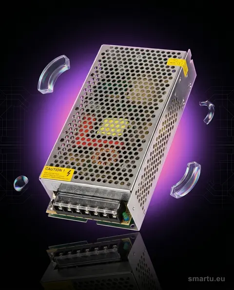 Zasilacz impulsowy 24V 5A 120W przemysłowy metalowy CE RoHS potencjometr Zasilacz impulsowy 24V 5A 120W przemysłowy metalowy CE RoHS potencjometr