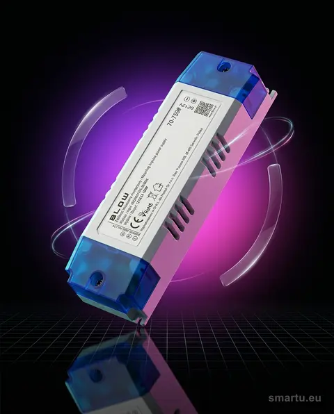Zasilacz impulsowy 12V 8,3A 100W montażowy plastikowy do LED Zasilacz impulsowy 12V 8,3A 100W montażowy plastikowy do LED