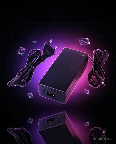 Zasilacz impulsowy 24V 2000mA wtyk 2,1/5,5mm do urządzeń elektronicznych Zasilacz impulsowy 24V 2000mA wtyk 2,1/5,5mm do urządzeń elektronicznych