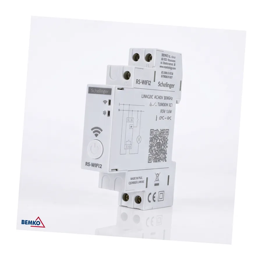 Programator czasowy astronomiczny WIFI jednokanałowy 48-240V AC/DC Programator czasowy astronomiczny WIFI jednokanałowy 48-240V AC/DC