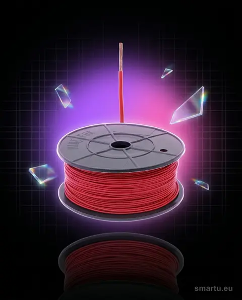 Przewód FLRY-B 0,35 mm² czerwony 100m do instalacji samochodowych DIN 72551-6 Przewód FLRY-B 0,35 mm² czerwony 100m do instalacji samochodowych DIN 72551-6