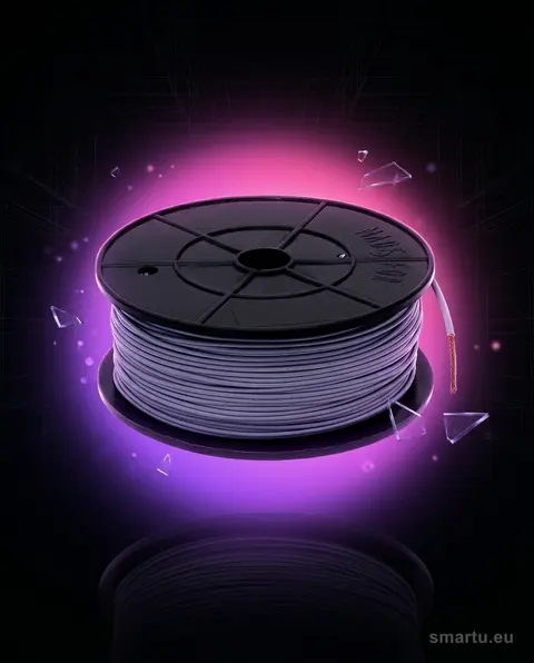 Przewód FLRY-B 0,35 mm² szary samochodowy 100 m DIN 72551 Przewód FLRY-B 0,35 mm² szary samochodowy 100 m DIN 72551