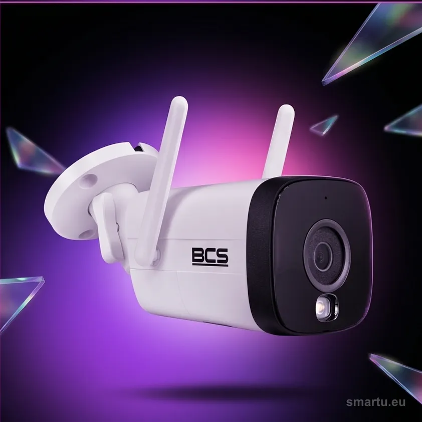 BCS LINE BCS-L-TIP15FSR3L3-W-Ai biała kamera IP tubowa 5Mpx NightColor zewnętrzna BCS LINE BCS-L-TIP15FSR3L3-W-Ai biała kamera IP tubowa 5Mpx NightColor zewnętrzna