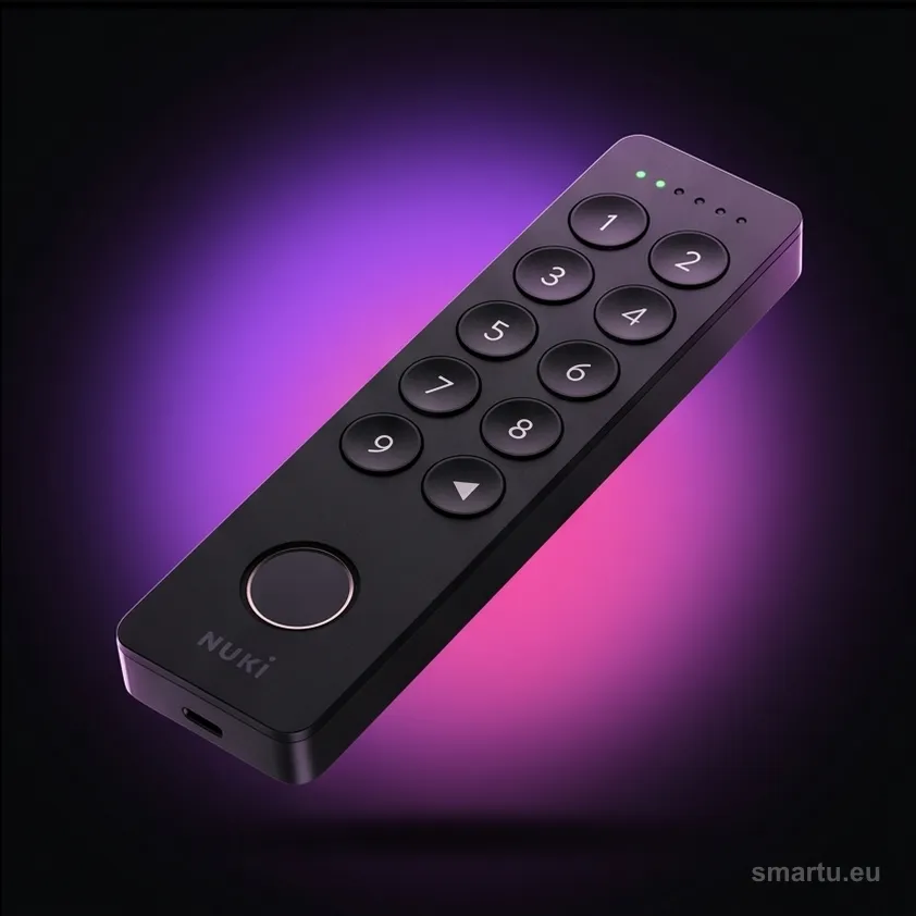 NUKI Keypad 2.0 klawiatura czarny czytnik odcisków palca PIN Bluetooth smart lock NUKI Keypad 2.0 klawiatura czarny czytnik odcisków palca PIN Bluetooth smart lock