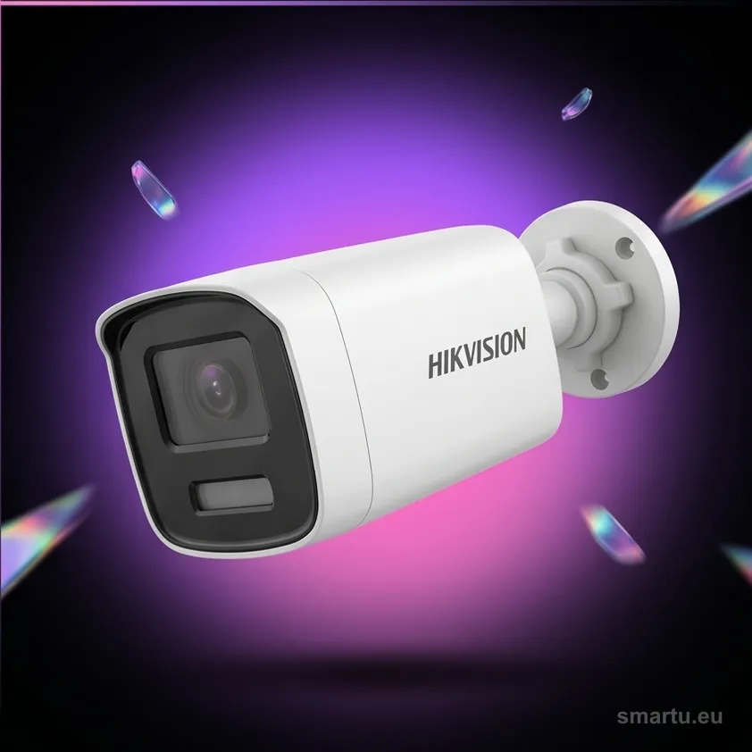 Kamera tubowa Hikvision DS-2CE12KF3T-LS 3K Smart Hybrid Light biała zewnętrzna Kamera tubowa Hikvision DS-2CE12KF3T-LS 3K Smart Hybrid Light biała zewnętrzna