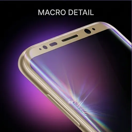 Szkło hartowane 3D do Samsung S8 Plus, złote, zakrzywione z ramką — ochrona ekranu - galeria 2 | smartu.eu Szkło hartowane 3D do Samsung S8 Plus, złote, zakrzywione z ramką — ochrona ekranu - galeria 2 | smartu.eu