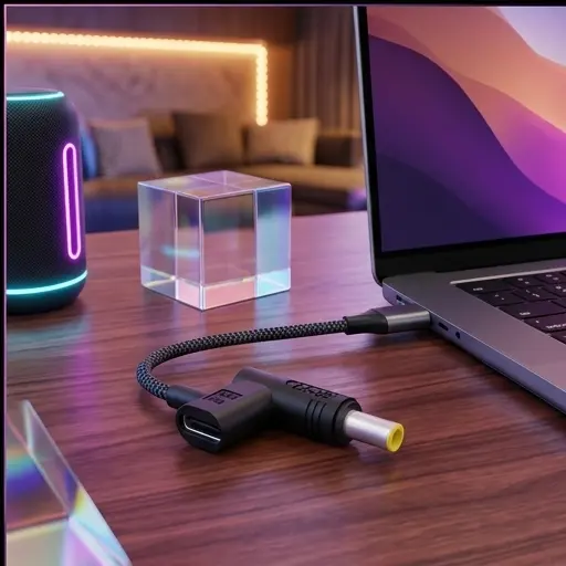 Adapter USB-C do DC 2,5×5,5mm do laptopa, ładowanie 19,5V, czarny, smartu.eu - galeria 3 | smartu.eu Adapter USB-C do DC 2,5×5,5mm do laptopa, ładowanie 19,5V, czarny, smartu.eu - galeria 3 | smartu.eu