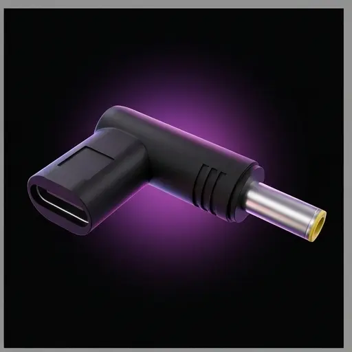 Adapter USB-C na DC 3,0/5,5 mm do ładowania laptopa 20V, czarny - galeria 1 | smartu.eu Adapter USB-C na DC 3,0/5,5 mm do ładowania laptopa 20V, czarny - galeria 1 | smartu.eu