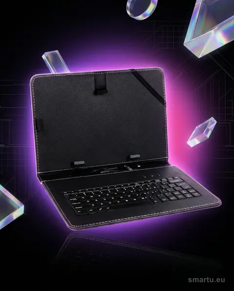 Etui do tabletu 10-10,5 cala uniwersalne z klawiaturą micro USB magnetyczne zapięcie Etui do tabletu 10-10,5 cala uniwersalne z klawiaturą micro USB magnetyczne zapięcie