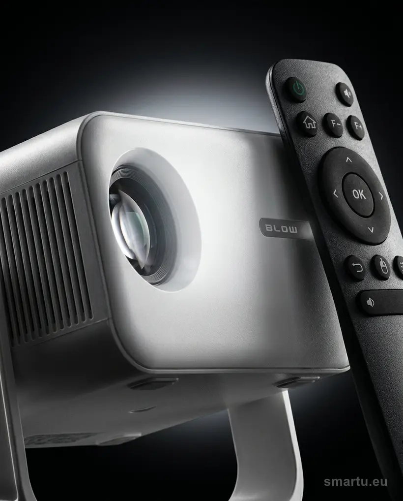 Obraz FullHD z projektora MaxView na ścianie Obraz FullHD z projektora MaxView na ścianie