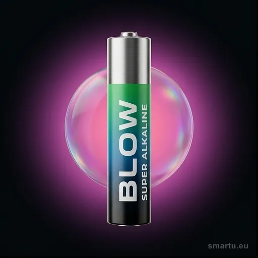 BLOW Bateria SUPER ALKALINE AAA LR3, alkaliczne paluszki 1.5V, blister 4 sztuki, do pilotów, zabawek, zegarów BLOW Bateria SUPER ALKALINE AAA LR3, alkaliczne paluszki 1.5V, blister 4 sztuki, do pilotów, zabawek, zegarów