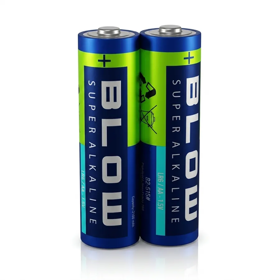 BLOW SUPER ALKALINE AA LR6 1.5V bateria alkaliczna 2 sztuki do aparatów, zabawek, pilotów, latarek, zegarów BLOW SUPER ALKALINE AA LR6 1.5V bateria alkaliczna 2 sztuki do aparatów, zabawek, pilotów, latarek, zegarów