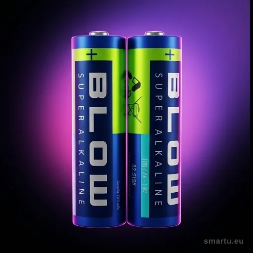 BLOW SUPER ALKALINE AA LR6 1.5V bateria alkaliczna 2 sztuki do aparatów, zabawek, pilotów, latarek, zegarów BLOW SUPER ALKALINE AA LR6 1.5V bateria alkaliczna 2 sztuki do aparatów, zabawek, pilotów, latarek, zegarów