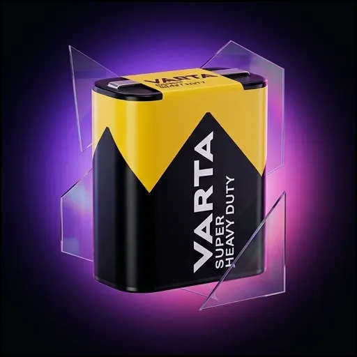 Bateria cynkowo-węglowa Varta SUPER HEAVY DUTY 4,5V 3R12P, do urządzeń o niskim poborze mocy, w folii - galeria 1 | smartu.eu Bateria cynkowo-węglowa Varta SUPER HEAVY DUTY 4,5V 3R12P, do urządzeń o niskim poborze mocy, w folii - galeria 1 | smartu.eu