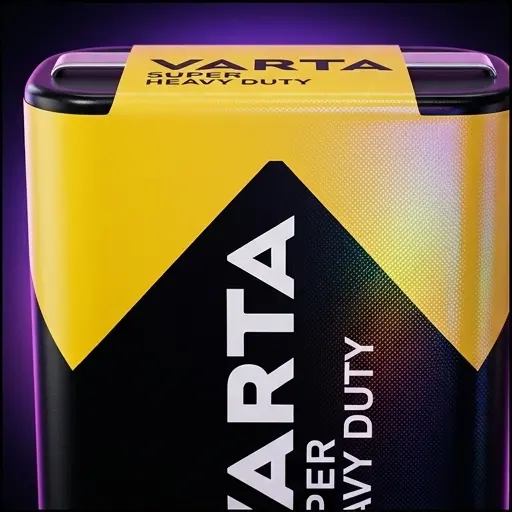 Bateria cynkowo-węglowa Varta SUPER HEAVY DUTY 4,5V 3R12P, do urządzeń o niskim poborze mocy, w folii - galeria 2 | smartu.eu Bateria cynkowo-węglowa Varta SUPER HEAVY DUTY 4,5V 3R12P, do urządzeń o niskim poborze mocy, w folii - galeria 2 | smartu.eu