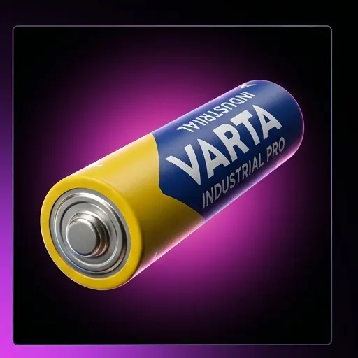 Varta Industrial Pro Bateria alkaliczna AAA LR3, 1.5V, 4 sztuki w folii – do zastosowań przemysłowych i profesjonalnych - galeria 1 | smartu.eu Varta Industrial Pro Bateria alkaliczna AAA LR3, 1.5V, 4 sztuki w folii – do zastosowań przemysłowych i profesjonalnych - galeria 1 | smartu.eu