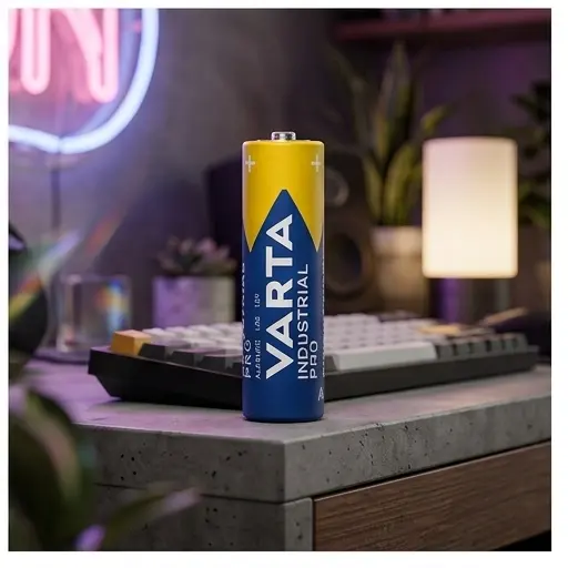 Bateria alkaliczna Varta Industrial AA LR6, zestaw 4 sztuk, 1.5V, do zastosowań profesjonalnych - galeria 3 | smartu.eu Bateria alkaliczna Varta Industrial AA LR6, zestaw 4 sztuk, 1.5V, do zastosowań profesjonalnych - galeria 3 | smartu.eu