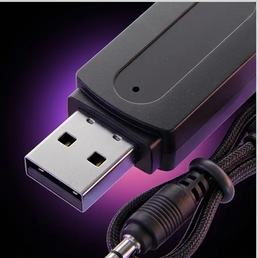 Adapter Bluetooth 5.0 Jack 3,5mm USB do bezprzewodowego przesyłania dźwięku, zasięg 10m, EDR 3 Mbps - galeria 2 | smartu.eu Adapter Bluetooth 5.0 Jack 3,5mm USB do bezprzewodowego przesyłania dźwięku, zasięg 10m, EDR 3 Mbps - galeria 2 | smartu.eu