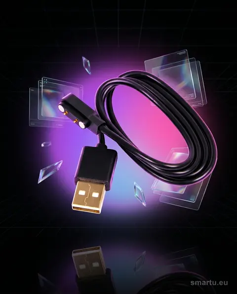Kabel USB do ładowania smartwatchy BLOW Kids, magnetyczny, 80 cm, rozstaw 7,54 mm Kabel USB do ładowania smartwatchy BLOW Kids, magnetyczny, 80 cm, rozstaw 7,54 mm