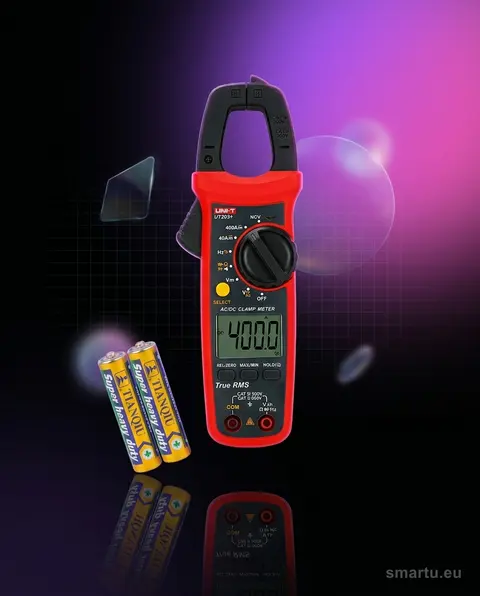 Miernik cęgowy UNI-T UT203+ AC/DC 400A 600V LCD - zdjęcie główne | smartu.eu Miernik cęgowy UNI-T UT203+ AC/DC 400A 600V LCD - zdjęcie główne | smartu.eu