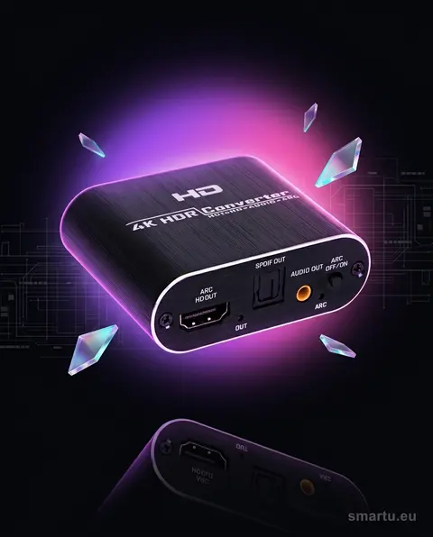 Konwerter ekstraktor TOSLINK HDMI do HDMI audio zasilacz 4K Konwerter ekstraktor TOSLINK HDMI do HDMI audio zasilacz 4K