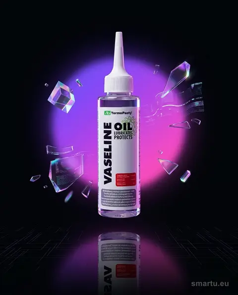 AG TermoPasty Płyn wazelinowy 100ml AG, olej do smarowania mechanizmów precyzyjnych, maszyn, konserwacji plastiku i gumy - zdjęcie główne | smartu.eu AG TermoPasty Płyn wazelinowy 100ml AG, olej do smarowania mechanizmów precyzyjnych, maszyn, konserwacji plastiku i gumy - zdjęcie główne | smartu.eu