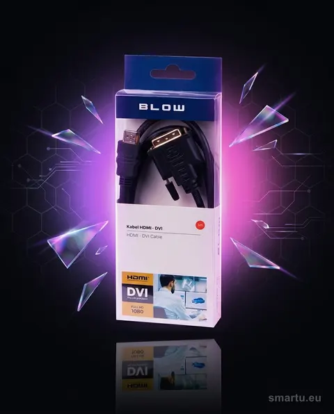 Przyłącze DVI-HDMI 3m kabel adapter dual link do transmisji wideo audio Przyłącze DVI-HDMI 3m kabel adapter dual link do transmisji wideo audio