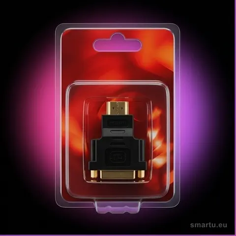 Przejście HDMI wtyk, DVI gniazdo PREMIUM do monitora, TV, projektora, adapter sygnału wideo Przejście HDMI wtyk, DVI gniazdo PREMIUM do monitora, TV, projektora, adapter sygnału wideo