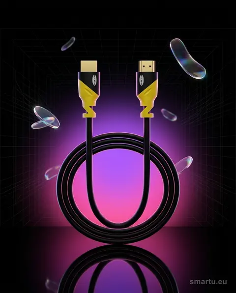 Kabel HDMI 2.0 YELLOW 3m 4K 60Hz, pozłacane wtyki High Speed Kabel HDMI 2.0 YELLOW 3m 4K 60Hz, pozłacane wtyki High Speed