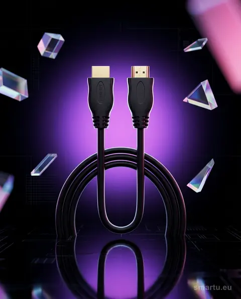 Przyłącze HDMI-HDMI 10m 4K, wersja 1.4, pozłacane końcówki, HDR Przyłącze HDMI-HDMI 10m 4K, wersja 1.4, pozłacane końcówki, HDR