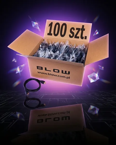 Przyłącze HDMI-HDMI 4K 1,5m z kanałem Ethernet i złącami pozłacanymi Przyłącze HDMI-HDMI 4K 1,5m z kanałem Ethernet i złącami pozłacanymi