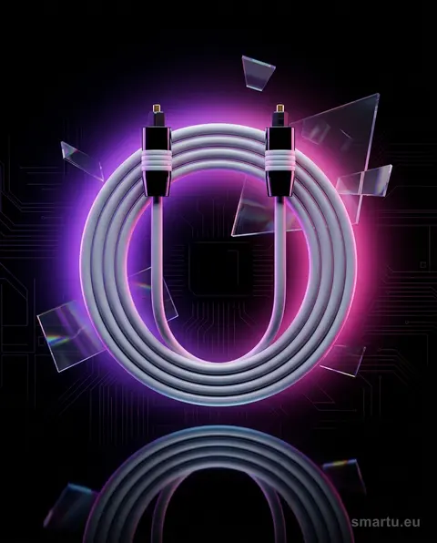 Przyłącze optyczne TOSLINK 5mm 5m standard cyfrowy - zdjęcie główne | smartu.eu Przyłącze optyczne TOSLINK 5mm 5m standard cyfrowy - zdjęcie główne | smartu.eu