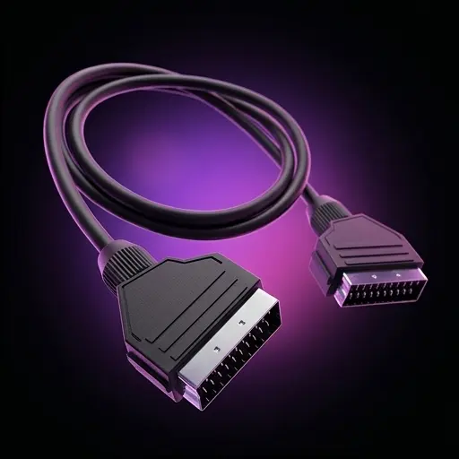 Kabel SCART-SCART 21PIN 1.5m, eurozłącze do połączeń audio-video standardowej rozdzielczości - galeria 1 | smartu.eu Kabel SCART-SCART 21PIN 1.5m, eurozłącze do połączeń audio-video standardowej rozdzielczości - galeria 1 | smartu.eu