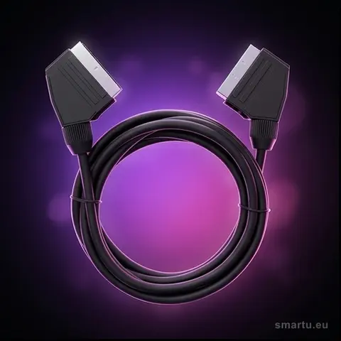 Kabel SCART-SCART 21PIN 1.5m, eurozłącze do połączeń audio-video standardowej rozdzielczości Kabel SCART-SCART 21PIN 1.5m, eurozłącze do połączeń audio-video standardowej rozdzielczości
