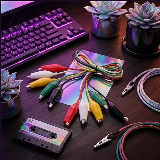 Krokodylki pomiarowe 35mm z przewodami 45cm, komplet 5 szt. do elektroniki, testów i prac hobbystycznych - galeria 3 | smartu.eu Krokodylki pomiarowe 35mm z przewodami 45cm, komplet 5 szt. do elektroniki, testów i prac hobbystycznych - galeria 3 | smartu.eu