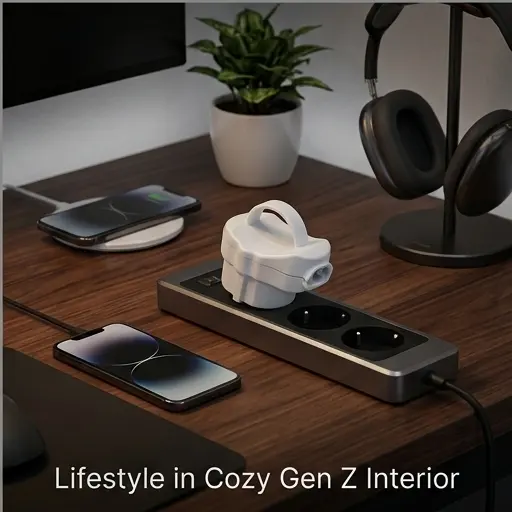 Wtyczka kątowa WT-16U/Z PR biała z uchem, na przewód, 16A, 230V do użytku wewnętrznego - galeria 3 | smartu.eu Wtyczka kątowa WT-16U/Z PR biała z uchem, na przewód, 16A, 230V do użytku wewnętrznego - galeria 3 | smartu.eu