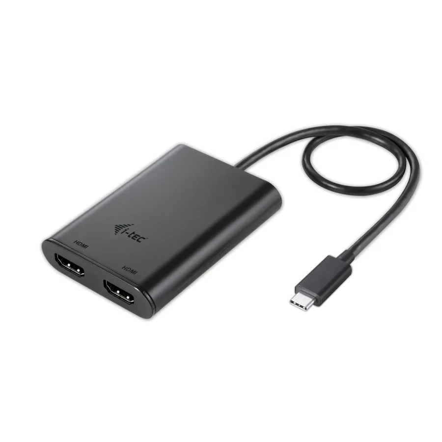 i-tec USB-C dual HDMI Video Adapter 2x HDMI PORT 4K Ultra HD kompatybilny z Thunderbolt3 — zdjęcie producenta i-tec USB-C dual HDMI Video Adapter 2x HDMI PORT 4K Ultra HD kompatybilny z Thunderbolt3 — zdjęcie producenta