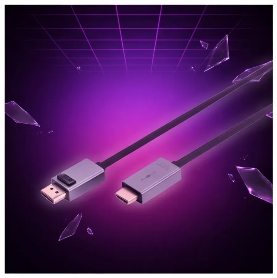 Kabel Digitus adapter DisplayPort - HDMI 4K 30Hz DP/HDMI M/M 1,8m — zdjęcie główne, smartu.eu Kabel Digitus adapter DisplayPort - HDMI 4K 30Hz DP/HDMI M/M 1,8m — zdjęcie główne, smartu.eu