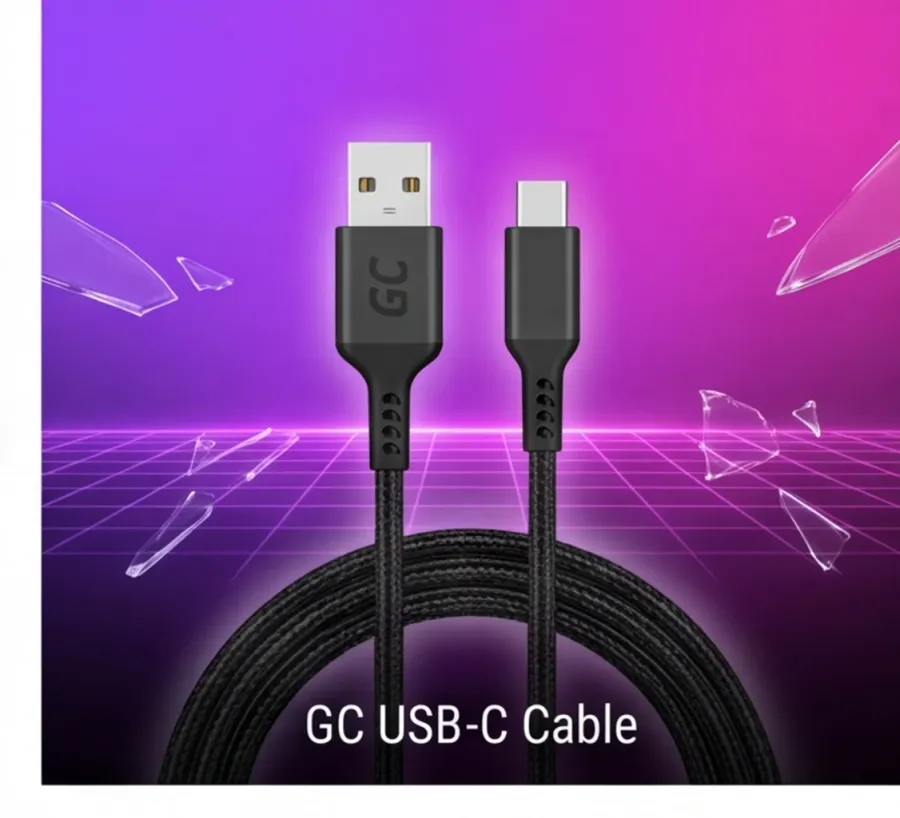 Kabel Green Cell GC PowerStream USB - Micro USB 120 cm, QC 3.0 — zdjęcie główne, smartu.eu