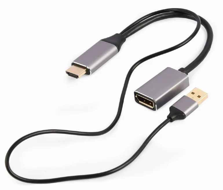 Adapter Gembird HDMI do DP 4K 60Hz USB-A powered — zdjęcie producenta