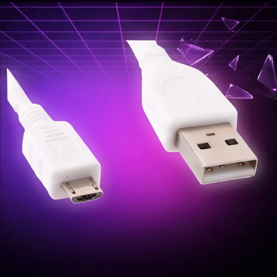 Kabel Gembird USB Micro AM-MBM5P 1m White — zdjęcie główne, smartu.eu
