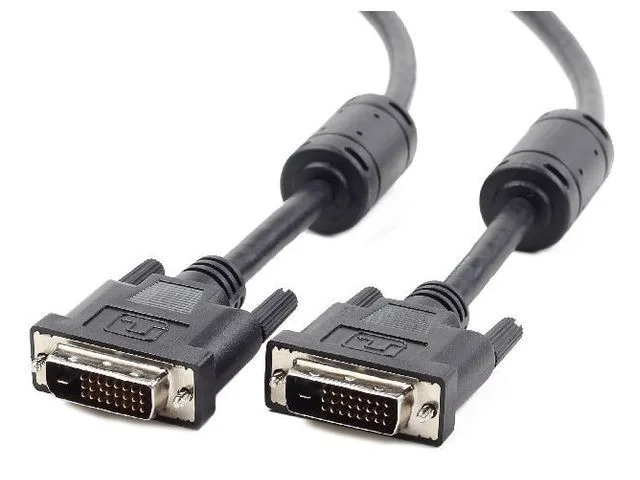 Kabel Gembird DVI-D(M)/DVI-D(M)(24+1) Dual Link Ferryt 3M Czarny — zdjęcie producenta