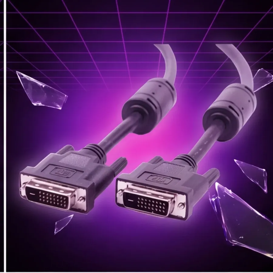 Kabel Gembird DVI-D(M)/DVI-D(M)(24+1) Dual Link Ferryt 3M Czarny — zdjęcie główne, smartu.eu